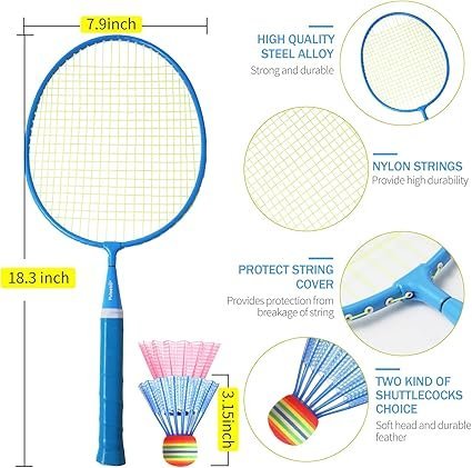 Badminton Racket for Kids Outdoor Racquet