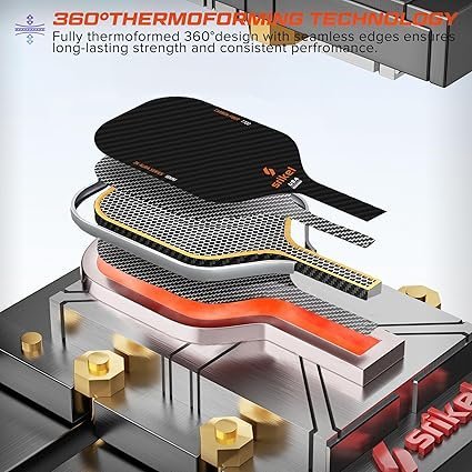 Pickleball Paddles Raw T700 Carbon Fiber